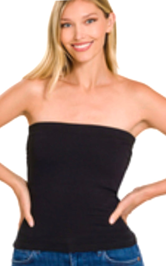Tube Top With Built-in Bra - D-S Fashion Sophisticated Boutique