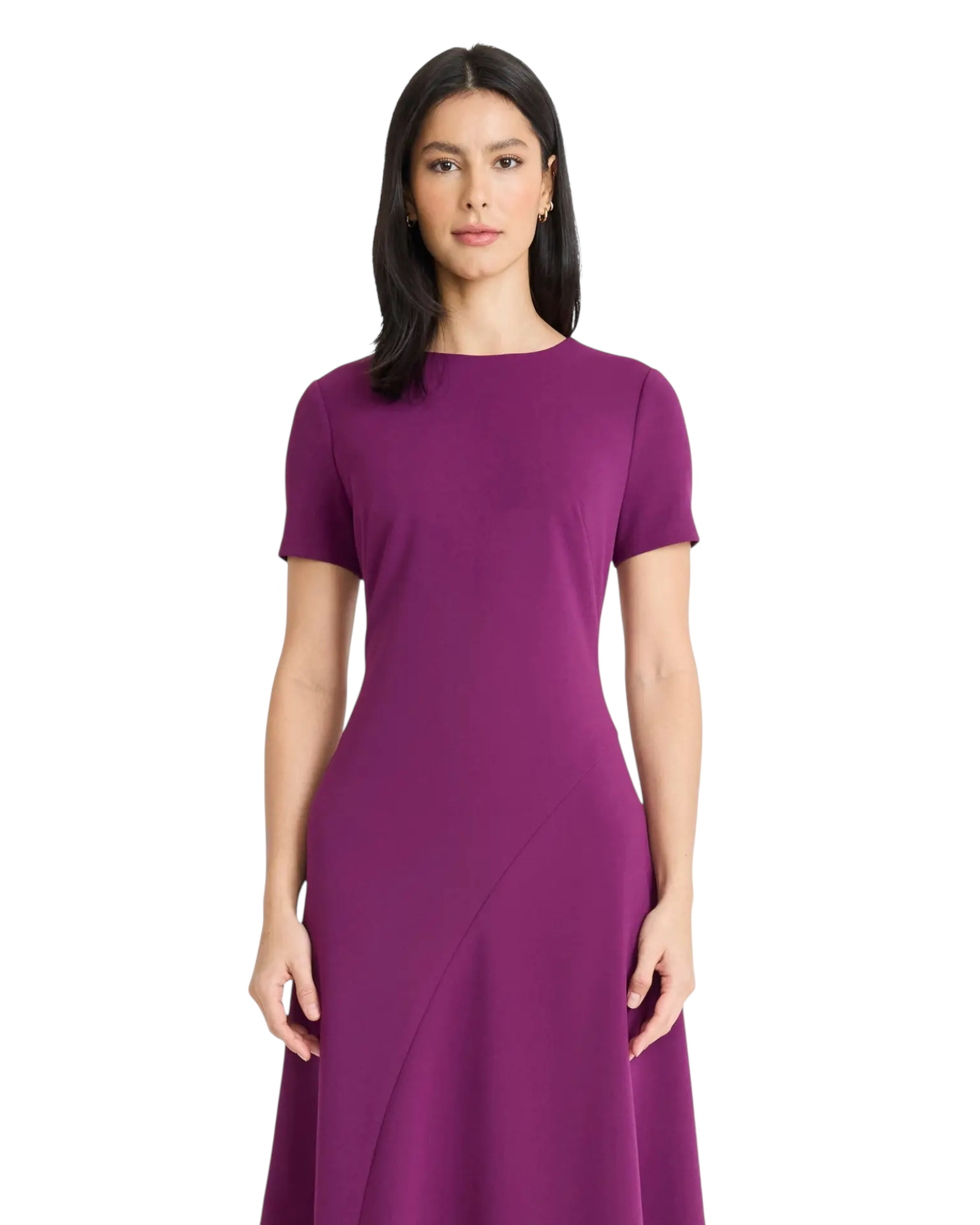 Asymmetrical Midi Dress