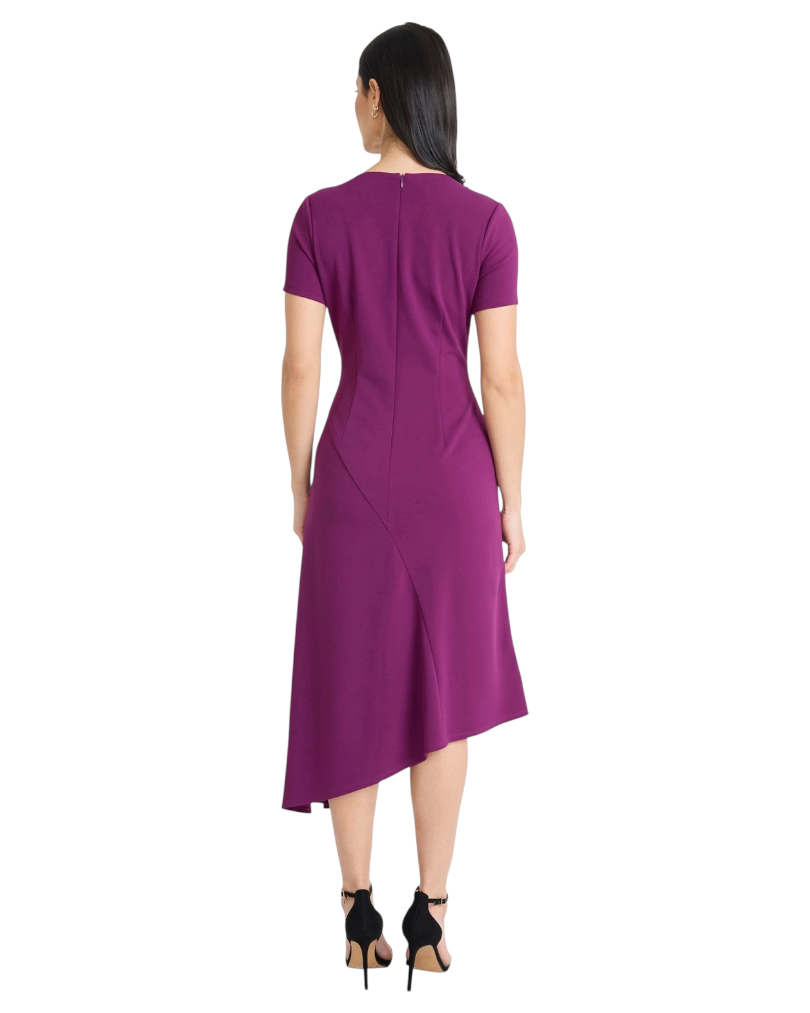 Asymmetrical Midi Dress