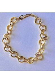 Circle Chain Necklace - D-S Fashion Sophisticated Boutique