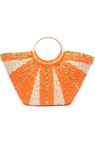 Straw Beach Tote Bag - D-S Fashion Sophisticated Boutique