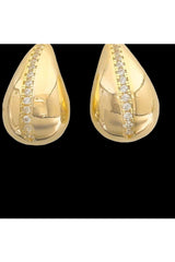 CZ Rain Drop Earrings - D-S Fashion Sophisticated Boutique
