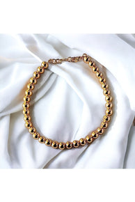 Golden Sphere Chain Necklace - D-S Fashion Sophisticated Boutique