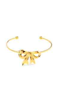 18K Gold Plated Waterproof Bow Bracelet - D-S Fashion Sophisticated Boutique