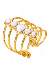 18K Gold Plated Adjustable Ring - D-S Fashion Sophisticated Boutique
