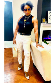 Distressed Skinny Ankle Jeans - Fashion Sophisticated Boutique