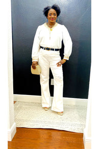 Distressed Bootcut Jeans - Fashion Sophisticated Boutique