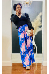 Royal Printed Palazzo - Fashion Sophisticated Boutique